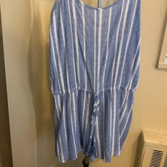 Blue Stripe Cover-Up Romper Hawaiian Tropic - Picture 5 of 5